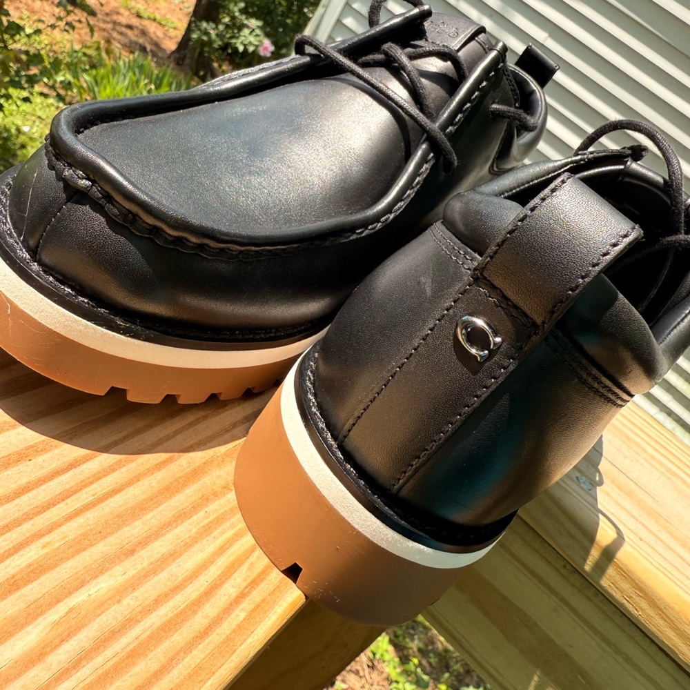 Coach Black leather Banks Boots